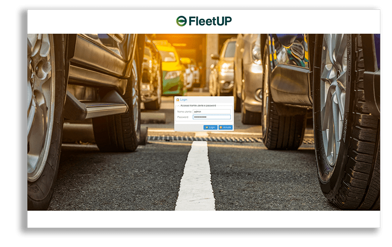 FleetUP accesso portale admin fleet manager