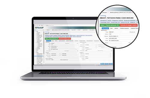 dashboard dati fleet management 